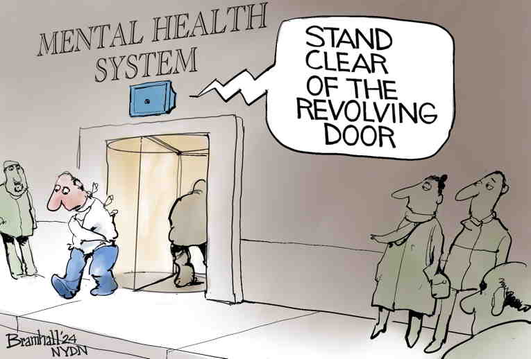 Political/Editorial Cartoon by Bill Bramhall, New York Daily News on Millions Denied Care