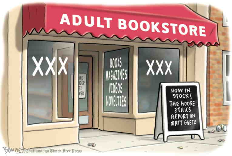 Political/Editorial Cartoon by Clay Bennett, Chattanooga Times Free Press on In Other News