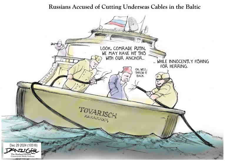 Political/Editorial Cartoon by Jeff Danziger on In Other News