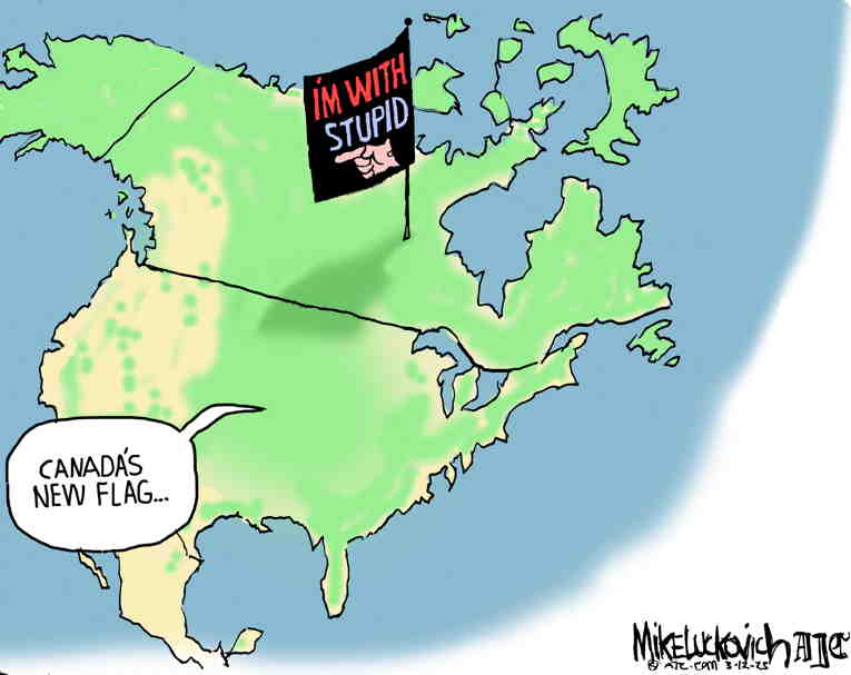 Political/Editorial Cartoon by Mike Luckovich, Atlanta Journal-Constitution on In Other News