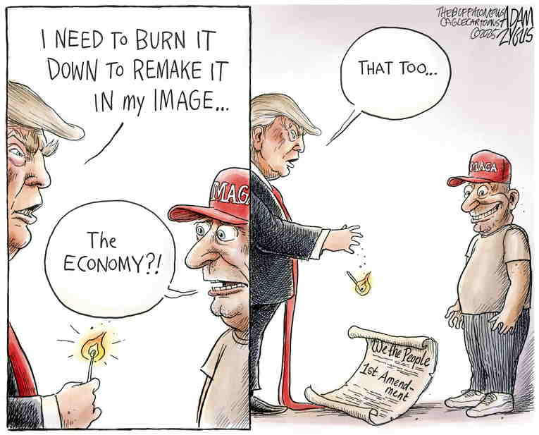 Political/editorial cartoon