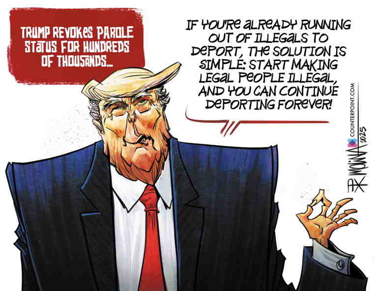 Political/Editorial Cartoon by Pedro Molina, El Nuevo Diario, Managua, Nicaragua on Trump Leaks War Plans