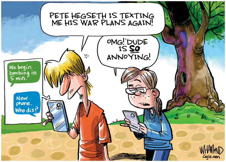 Political/Editorial Cartoon by Dave Whamond, Canada, PoliticalCartoons.com on In Other News