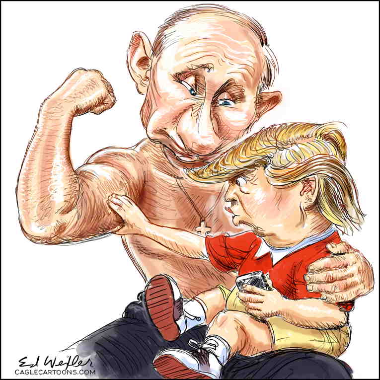 Political/Editorial Cartoon by Ed Wexler, PoliticalCartoons.com on Cease-Fire Talks Drag on