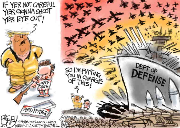 Political/editorial cartoon