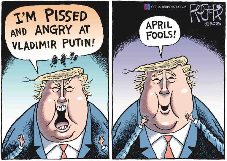 Political/Editorial Cartoon by Rob Rogers on Trump: Prepare for Pain