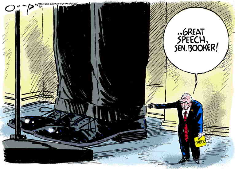 Political/Editorial Cartoon by Jack Ohman, The Oregonian on In Other News