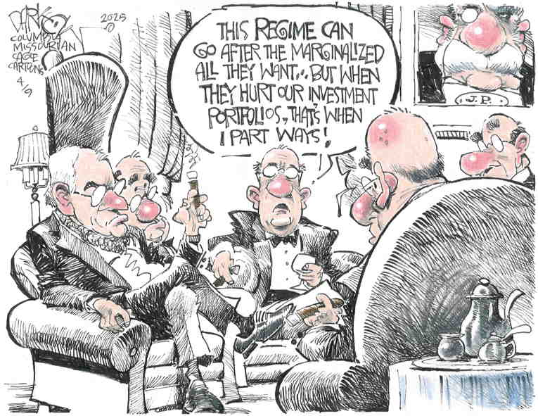 Political/Editorial Cartoon by John Darkow, Columbia Daily Tribune, Missouri on Trump Ignites Trade War