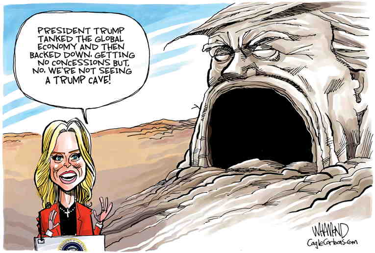 Political/Editorial Cartoon by Dave Whamond, Canada, PoliticalCartoons.com on Trump Ignites Trade War