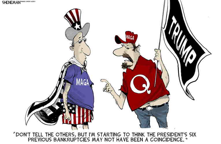 Political/Editorial Cartoon by Drew Sheneman, Newark Star Ledger on In Other News