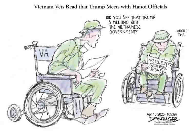 Political/Editorial Cartoon by Jeff Danziger on In Other News