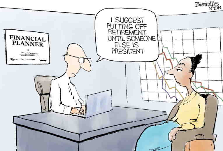 Political/Editorial Cartoon by Bill Bramhall, New York Daily News on In Other News