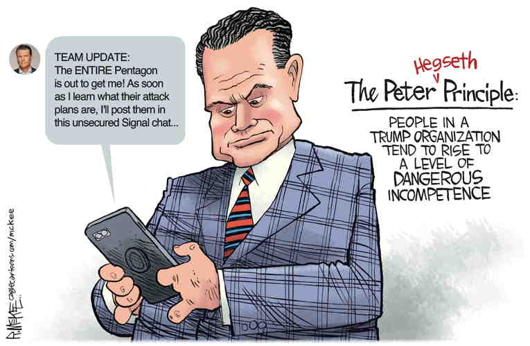 Political/Editorial Cartoon by Rick McKee, The Augusta Chronicle on Drunkard Attacks Press