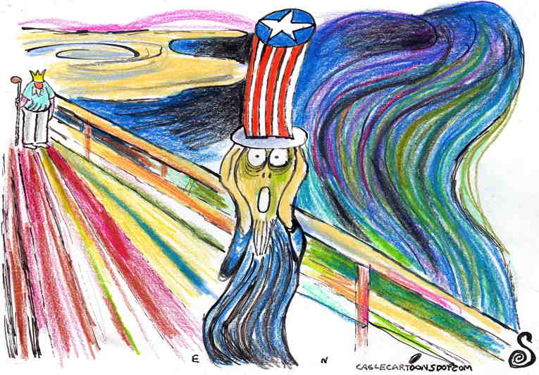Political/editorial cartoon