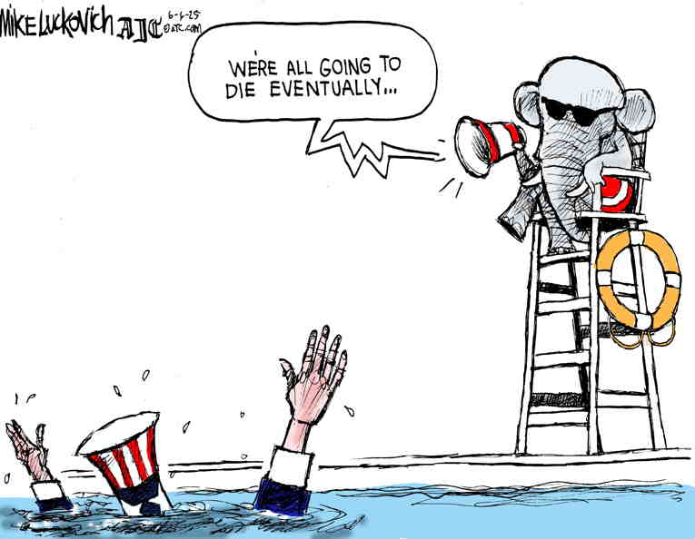 Political/editorial cartoon