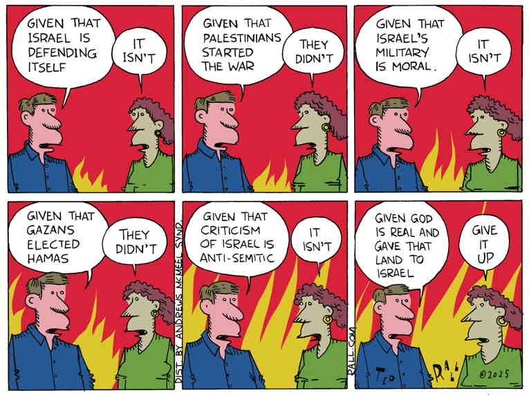 Political/Editorial Cartoon by Ted Rall on In Other News