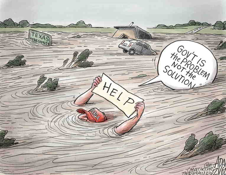 Political/editorial cartoon