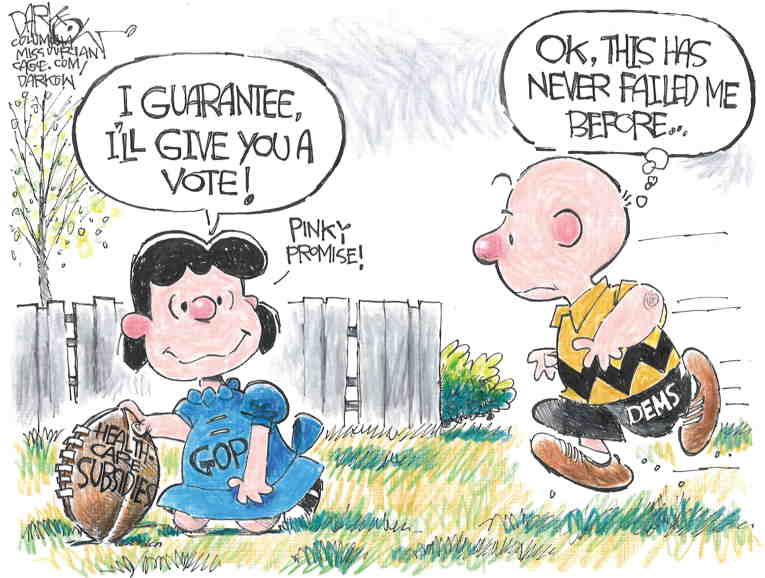 Political/editorial cartoon