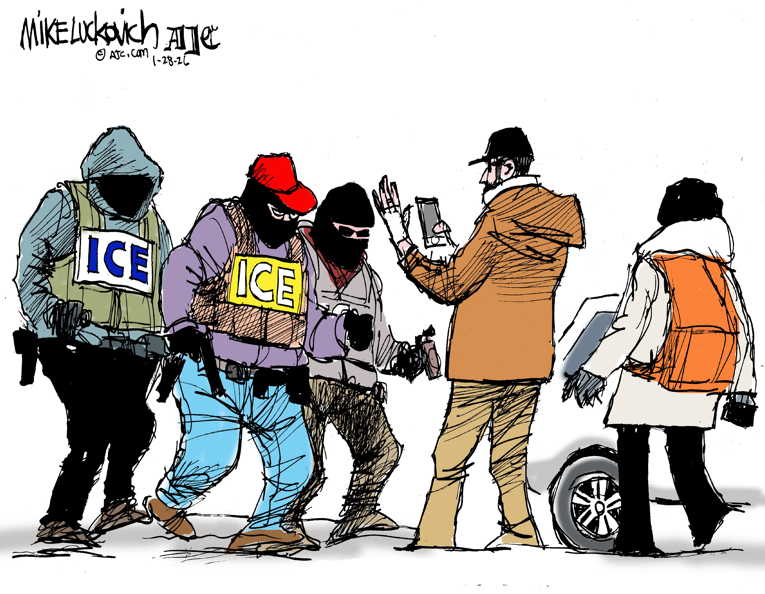 Political/editorial cartoon