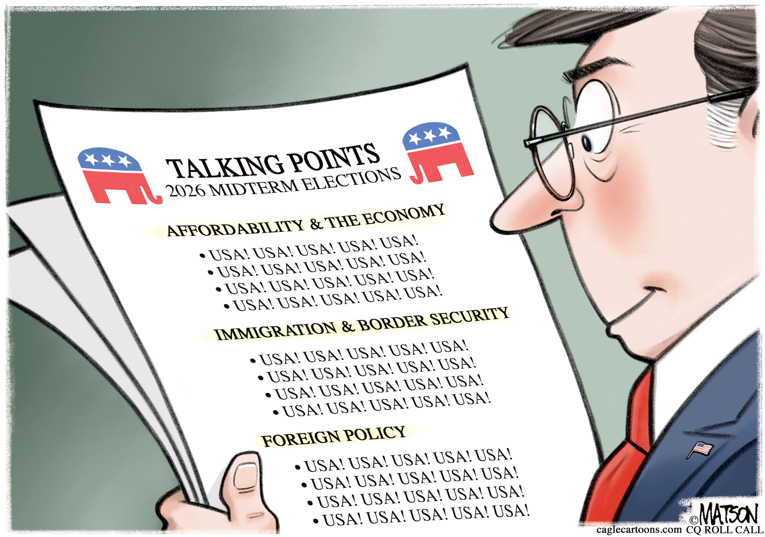 Political/editorial cartoon