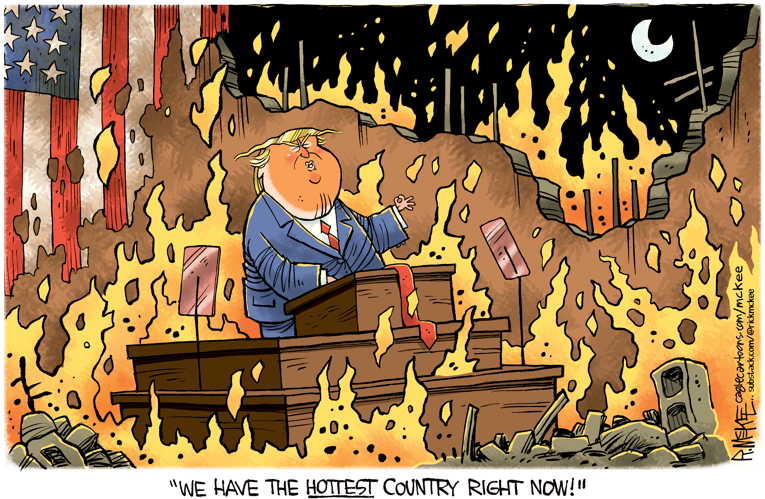 Political/editorial cartoon