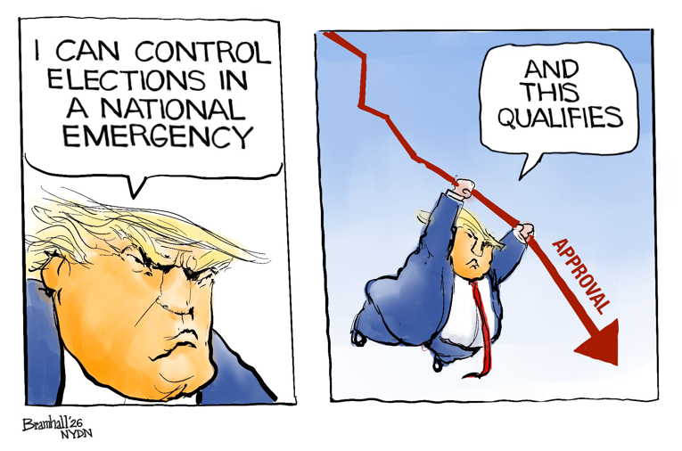 Political/editorial cartoon