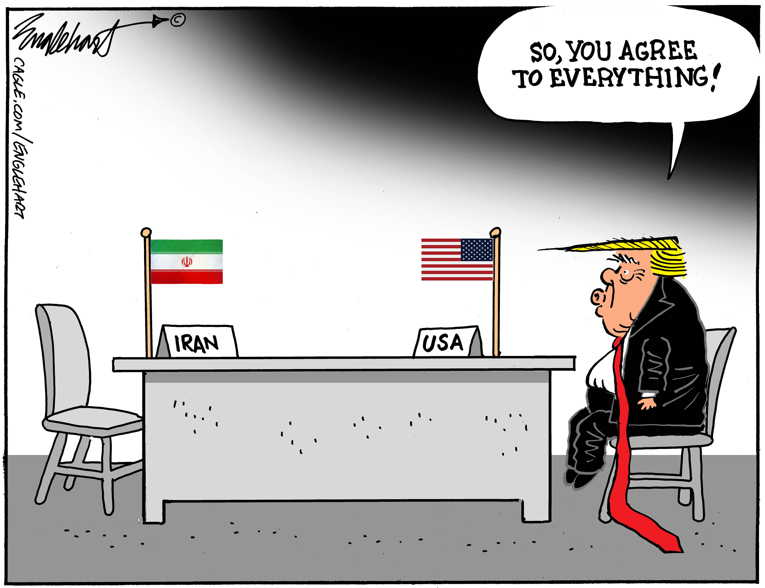 Political/editorial cartoon