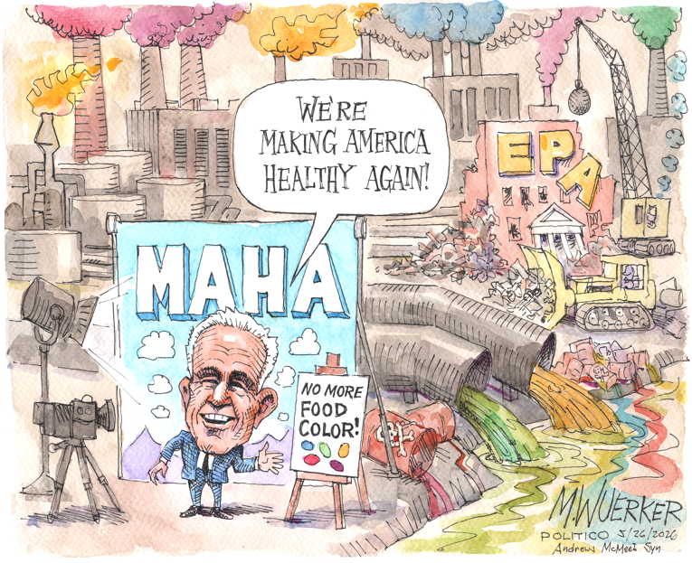 Political/editorial cartoon