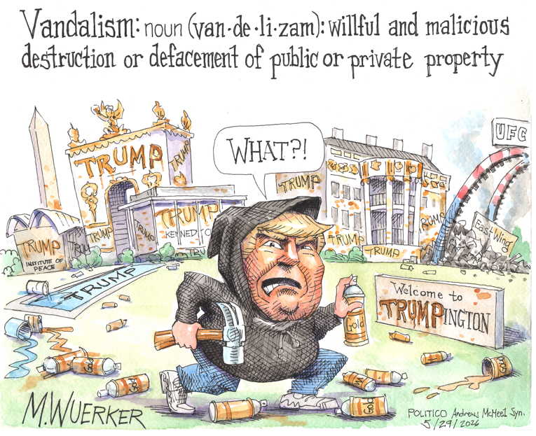Political/editorial cartoon