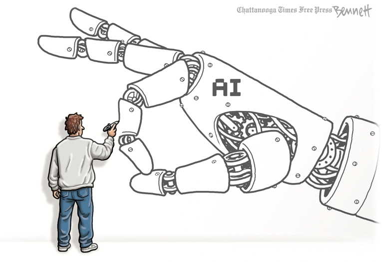Political/editorial cartoon