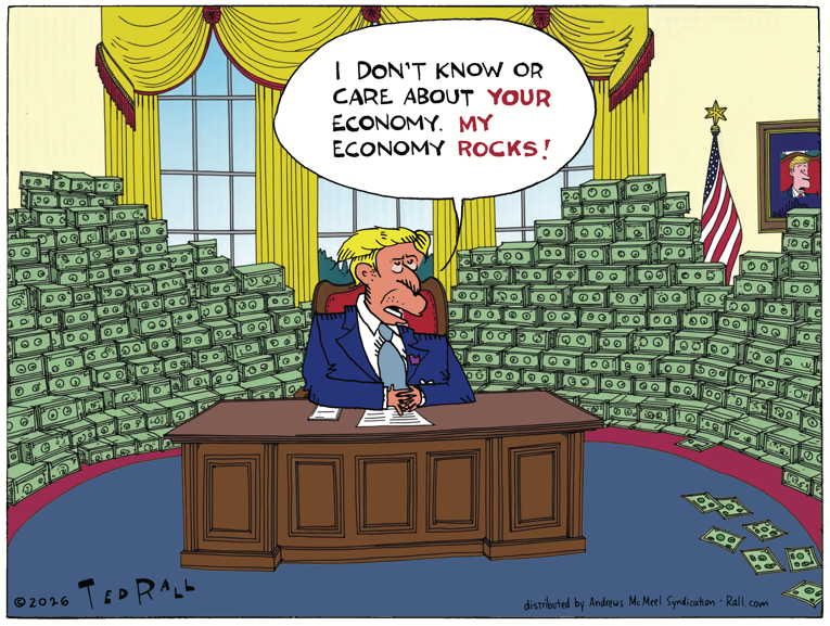 Political/editorial cartoon