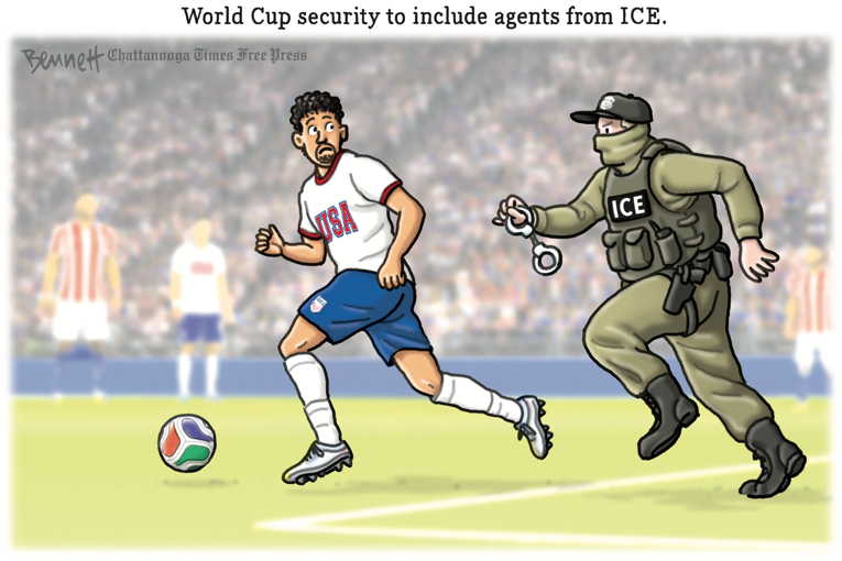 Political/editorial cartoon