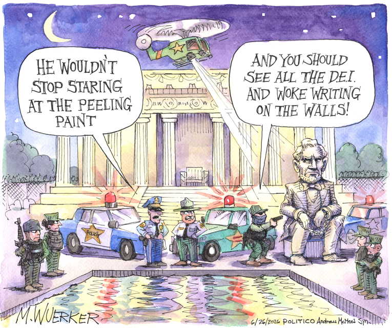Political/editorial cartoon
