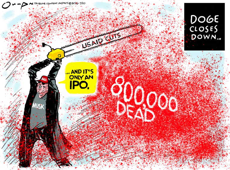Political/editorial cartoon