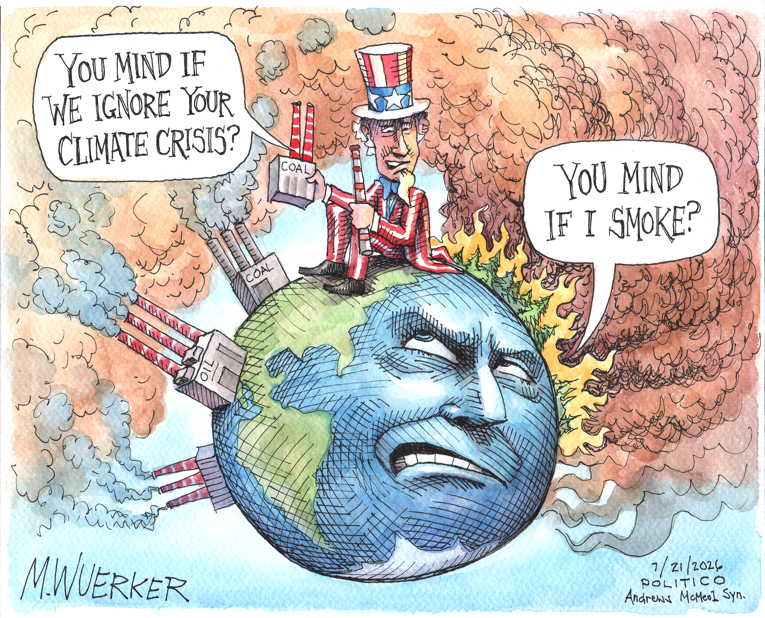 Political/editorial cartoon