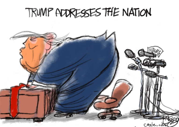Political/editorial cartoon