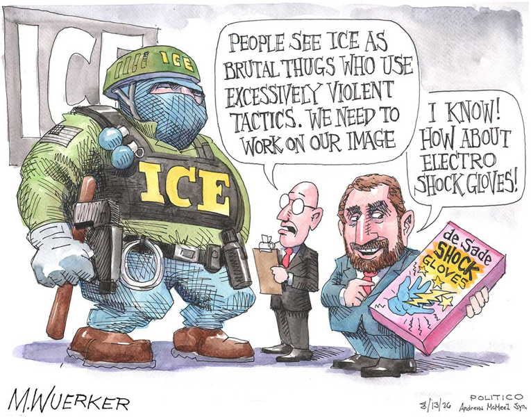 Political/editorial cartoon