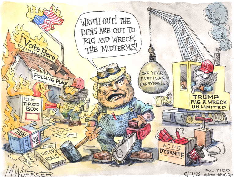 Political/editorial cartoon