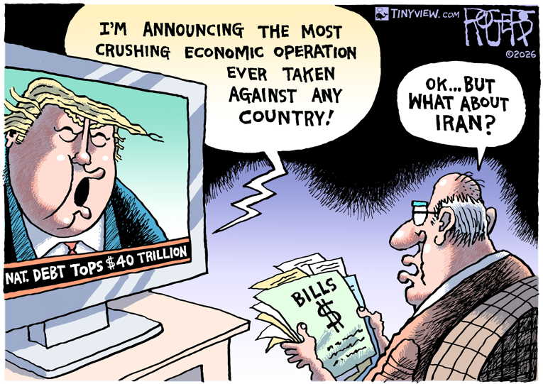 Political/editorial cartoon