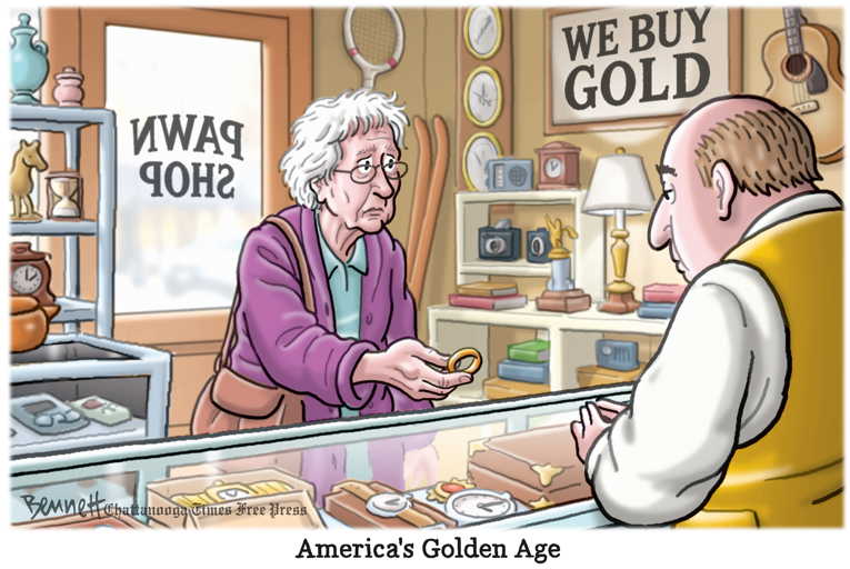 Political/editorial cartoon