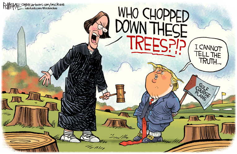Political/editorial cartoon
