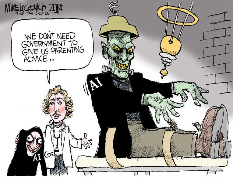 Political/editorial cartoon