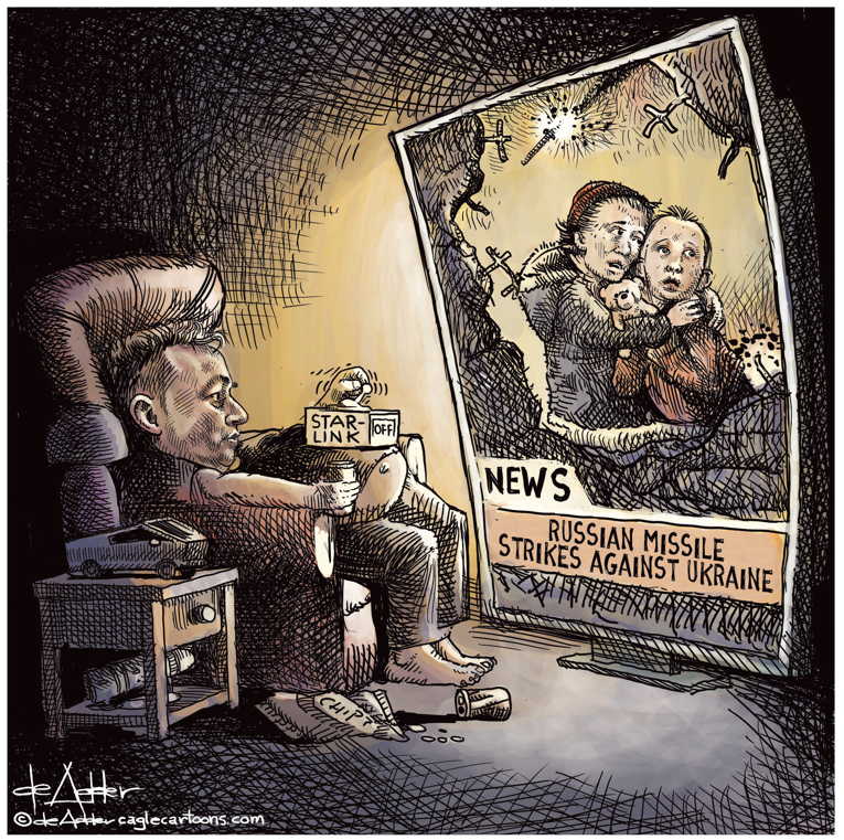 Political/editorial cartoon