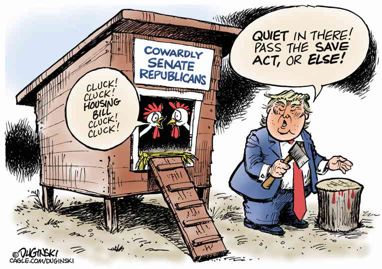 Political cartoon of the day